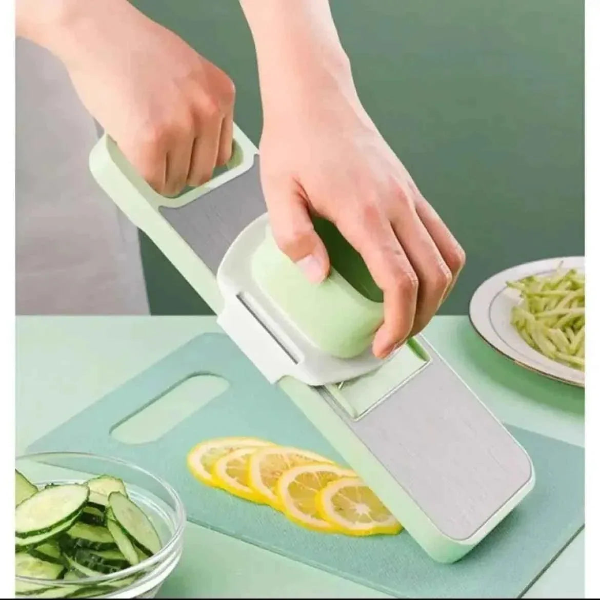 5-in-1 Vegetable Cutter – Multifunctional Grater & Slicer