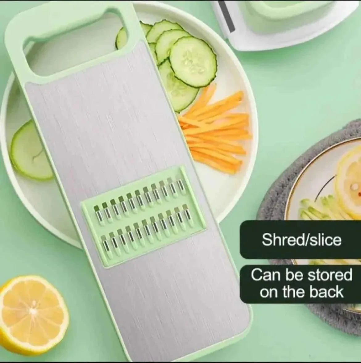 5-in-1 Vegetable Cutter – Multifunctional Grater & Slicer