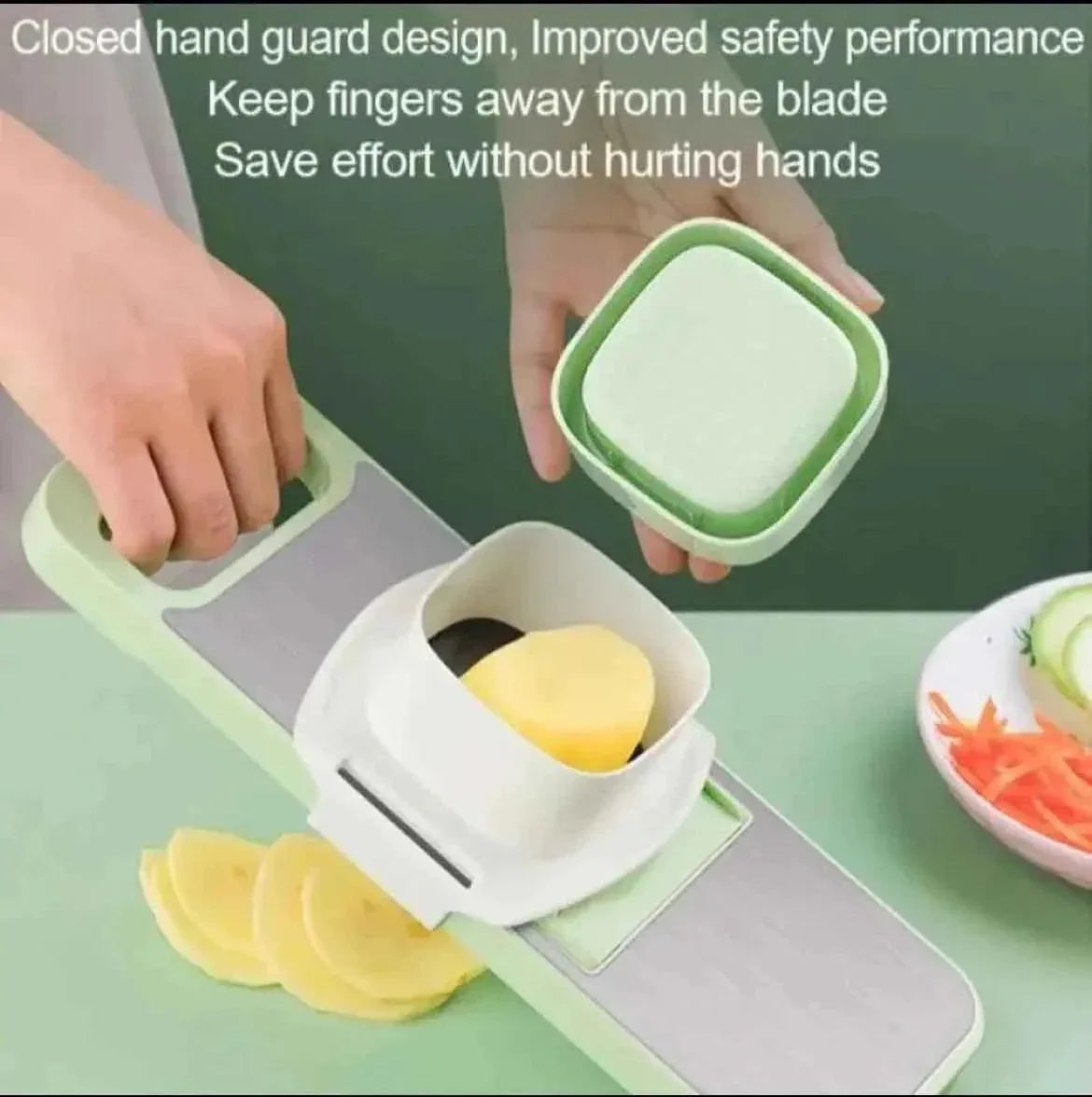5-in-1 Vegetable Cutter – Multifunctional Grater & Slicer
