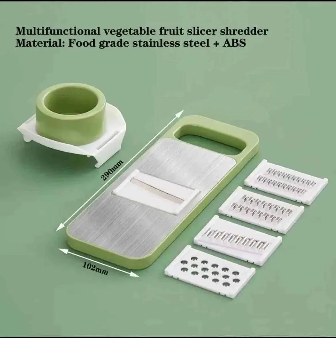 5-in-1 Vegetable Cutter – Multifunctional Grater & Slicer