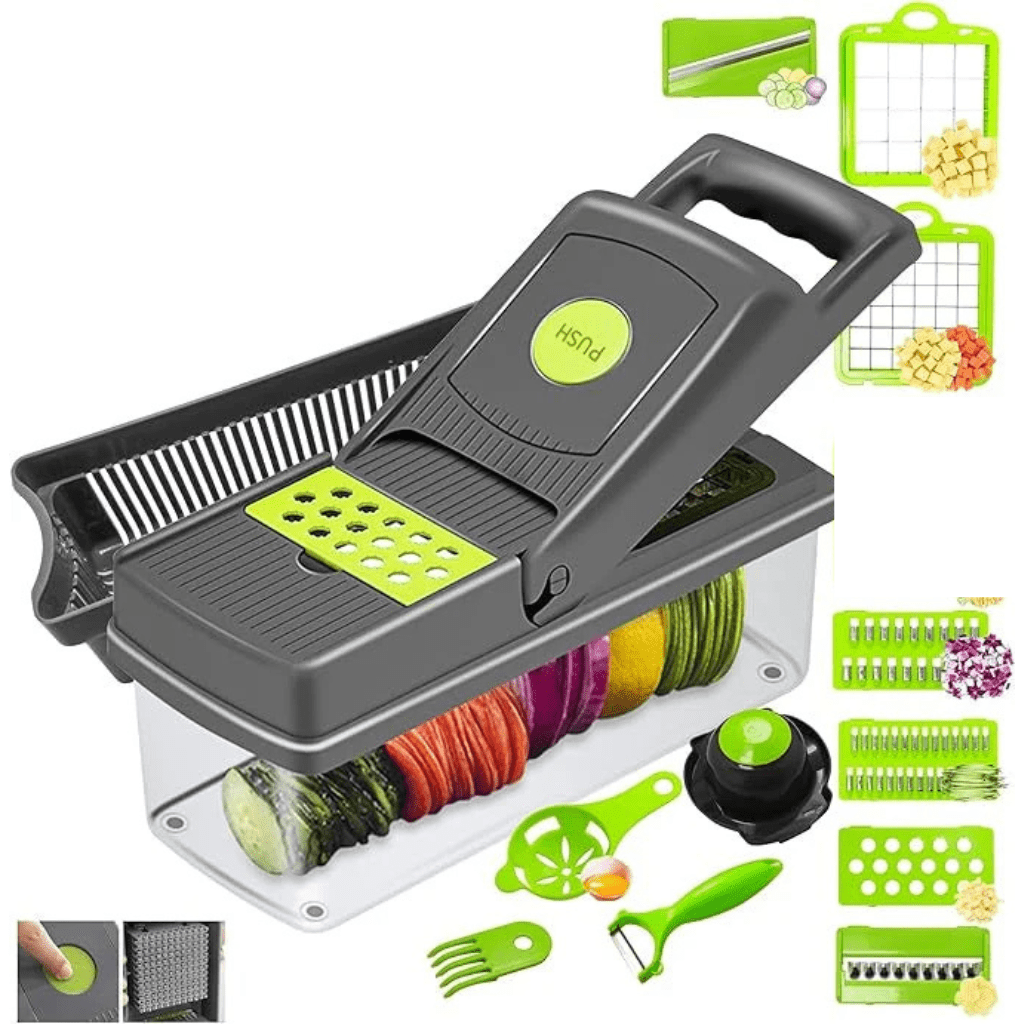 Multifunctional Vegetable Cutter – Chopper, Slicer & Grater